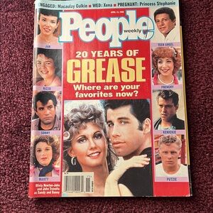 People Weekly, 20 Years of Grease, April 13, 1998